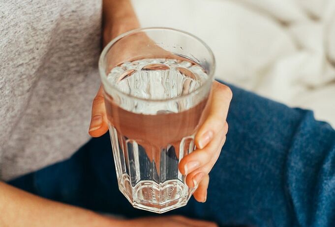 Glass of clean water